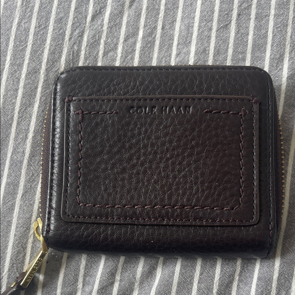Cole Haan Dark Brown Leather Wallet